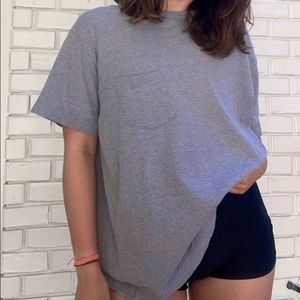 J. Crew Pocket Tee Grey